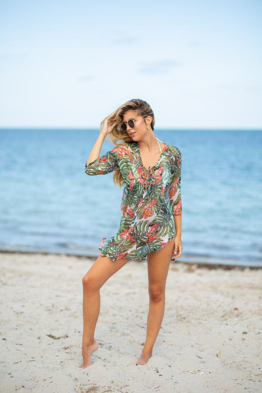 Katie Palm Beach Swim Cover-Up Dress