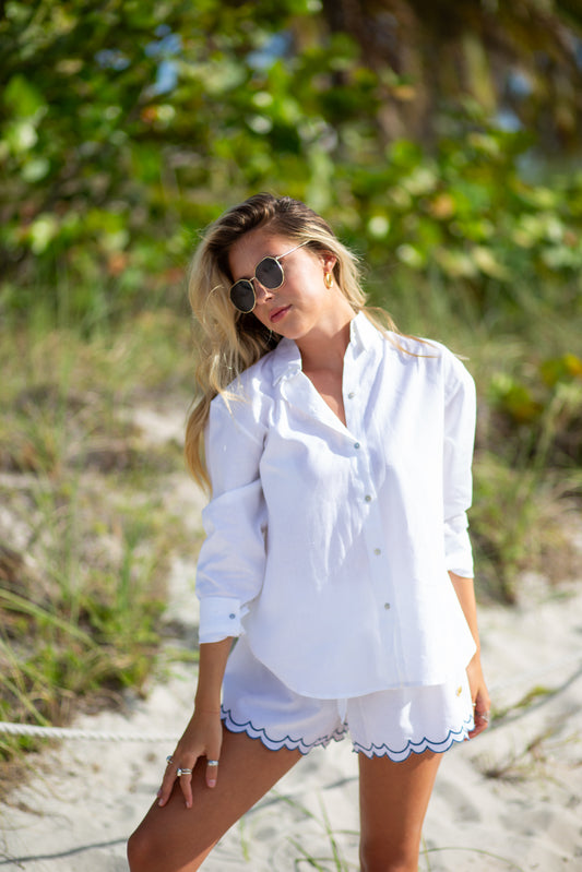 The Linen Like Oversized Shirt