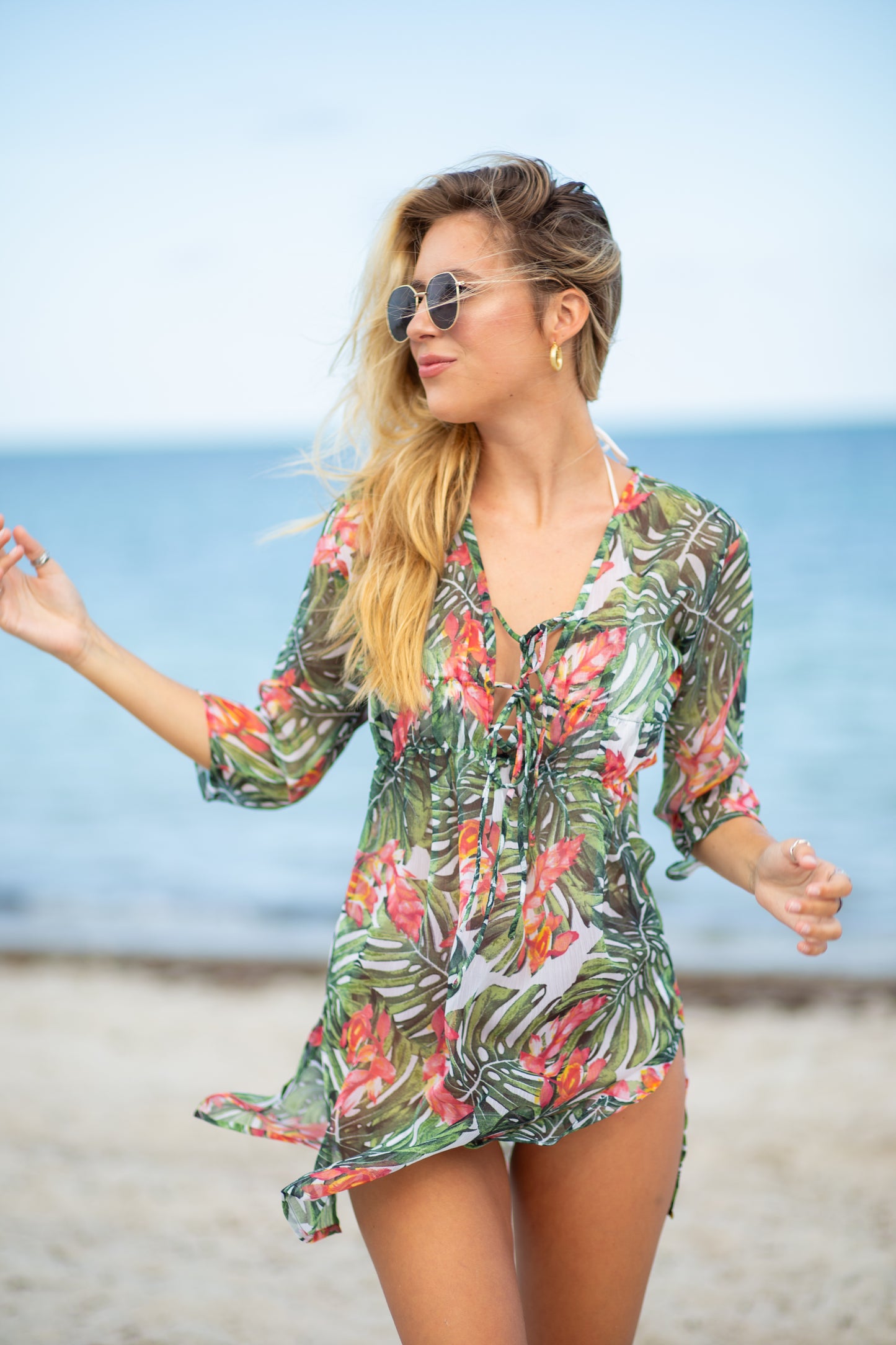 Katie Palm Beach Swim Cover-Up Dress