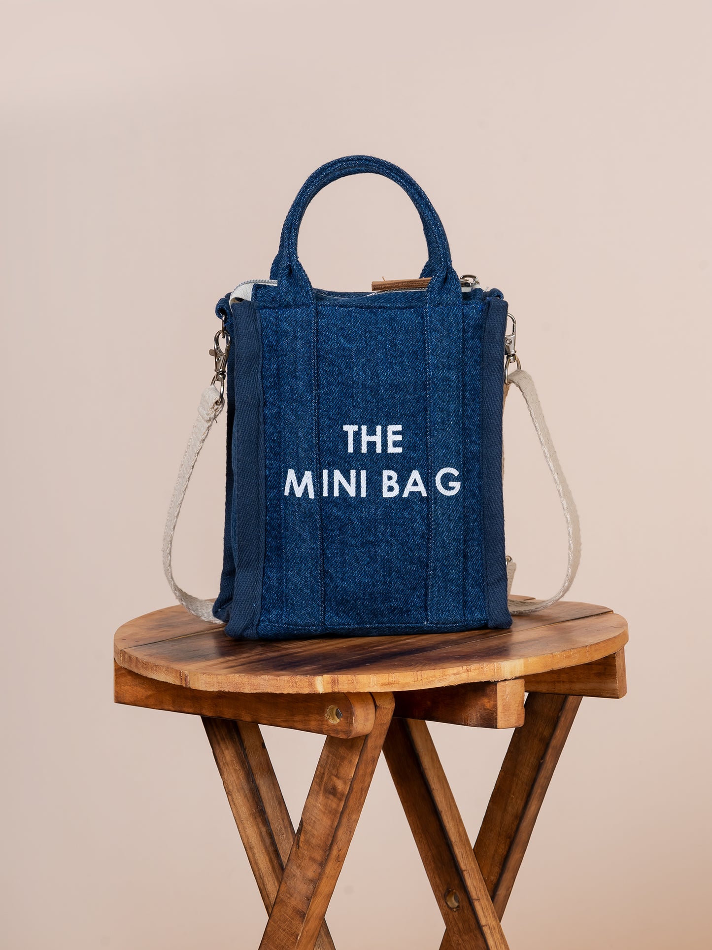 The Mini Crossbody Denim Bag