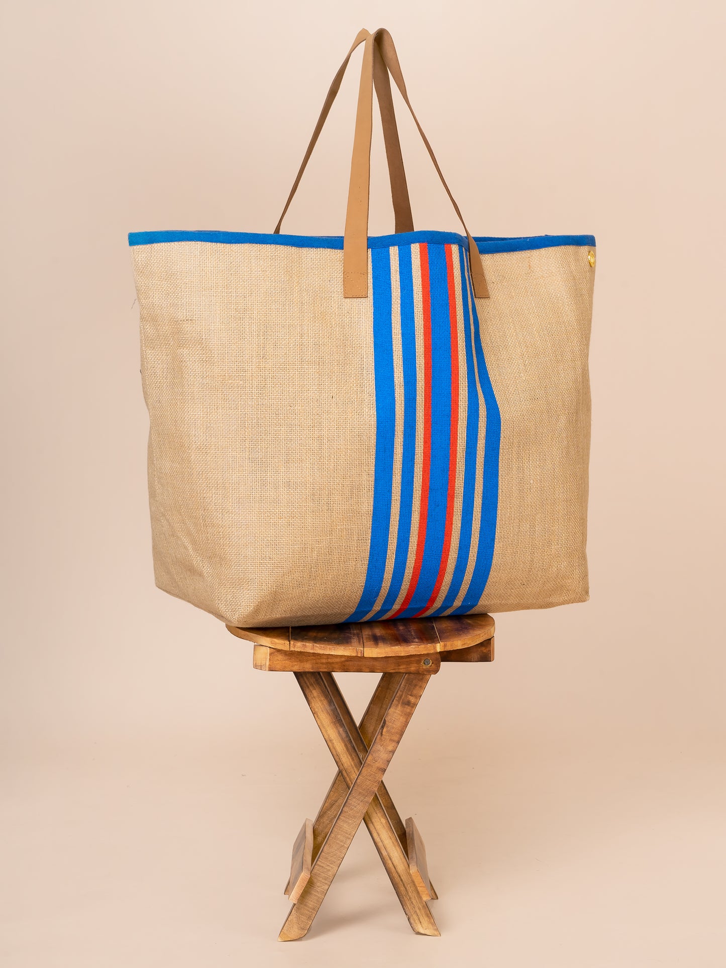 The Natural  Jute Bag Multicoloured Printed