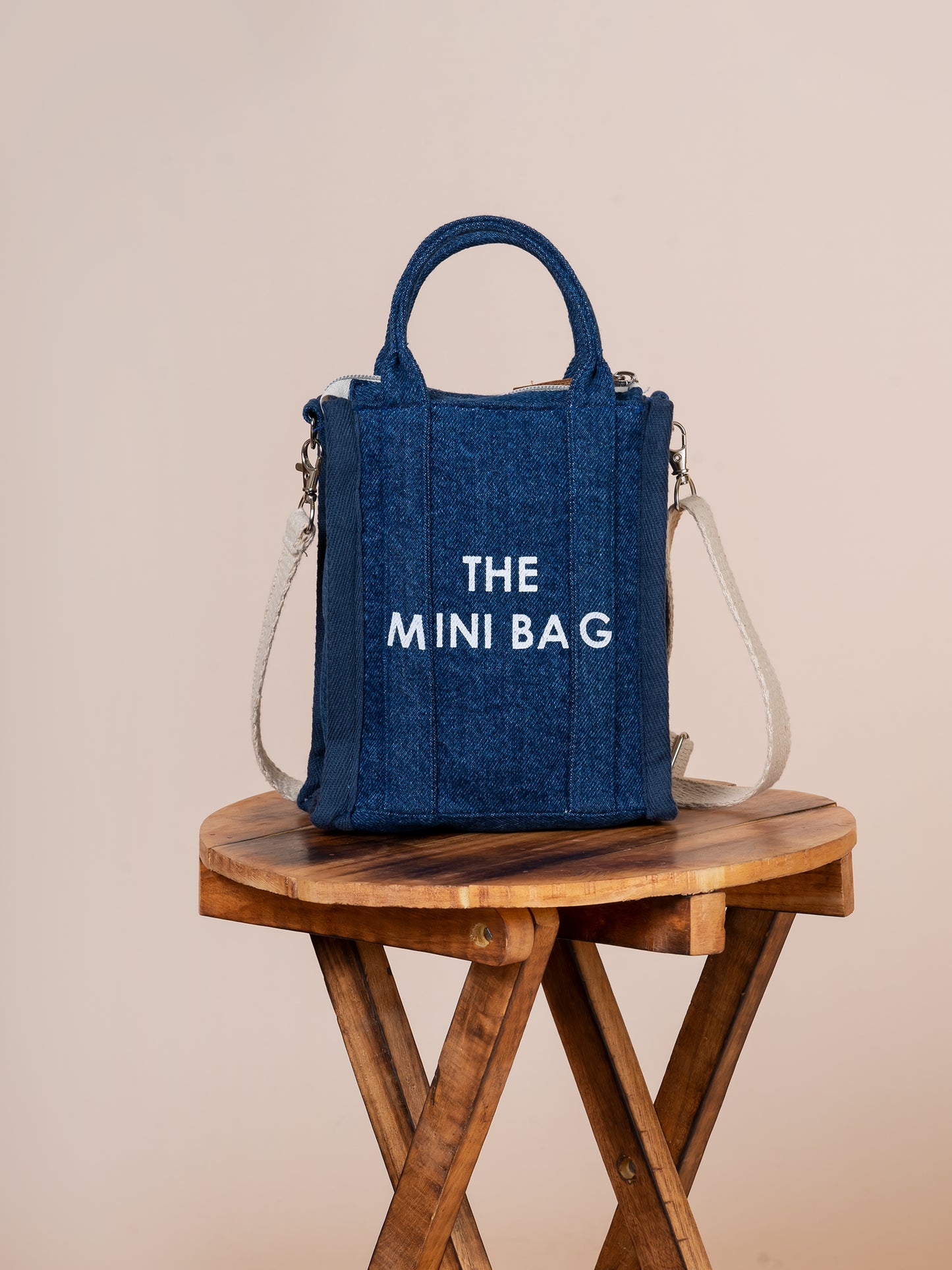 The Mini Crossbody Denim Bag