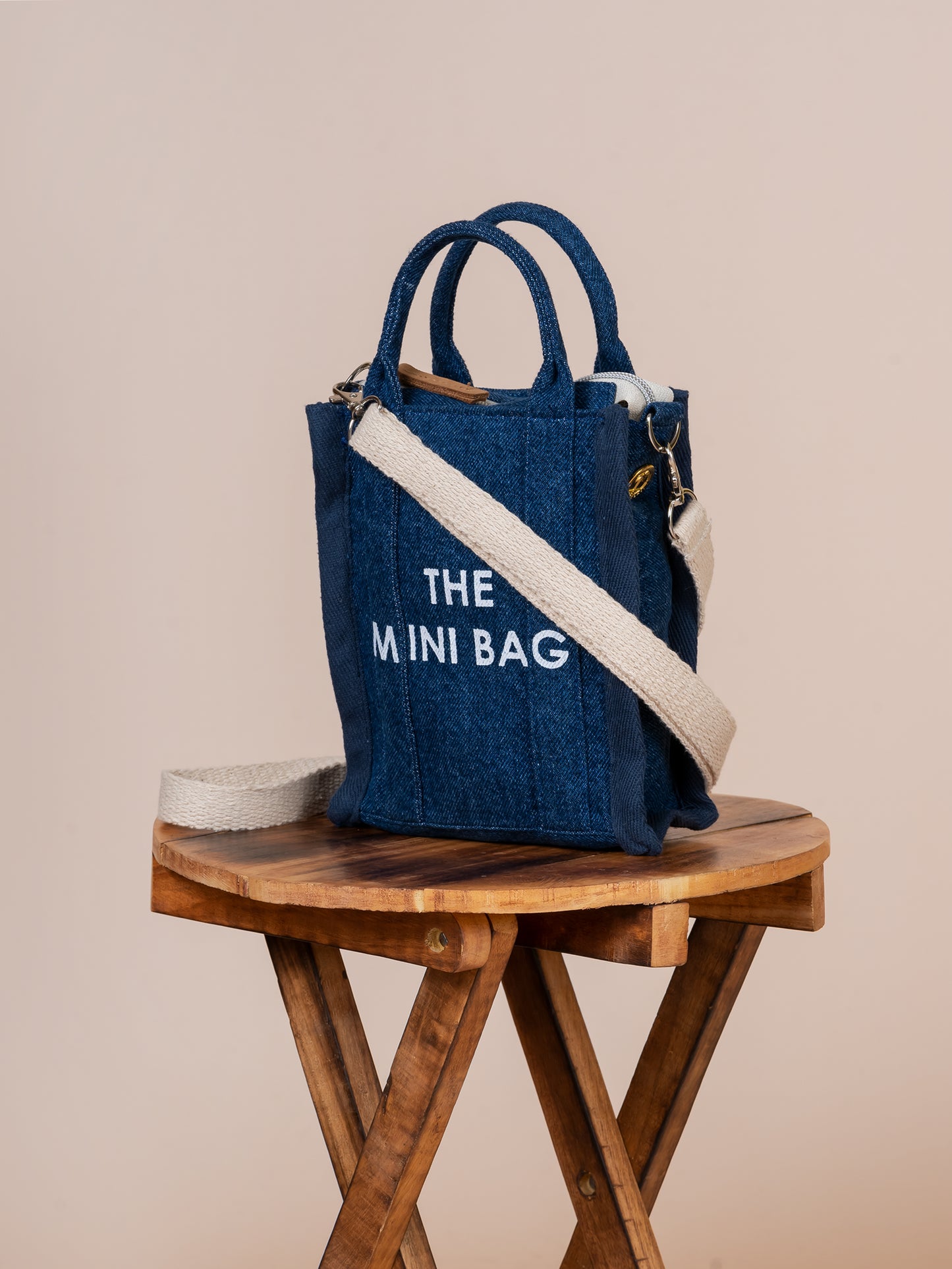 The Mini Crossbody Denim Bag