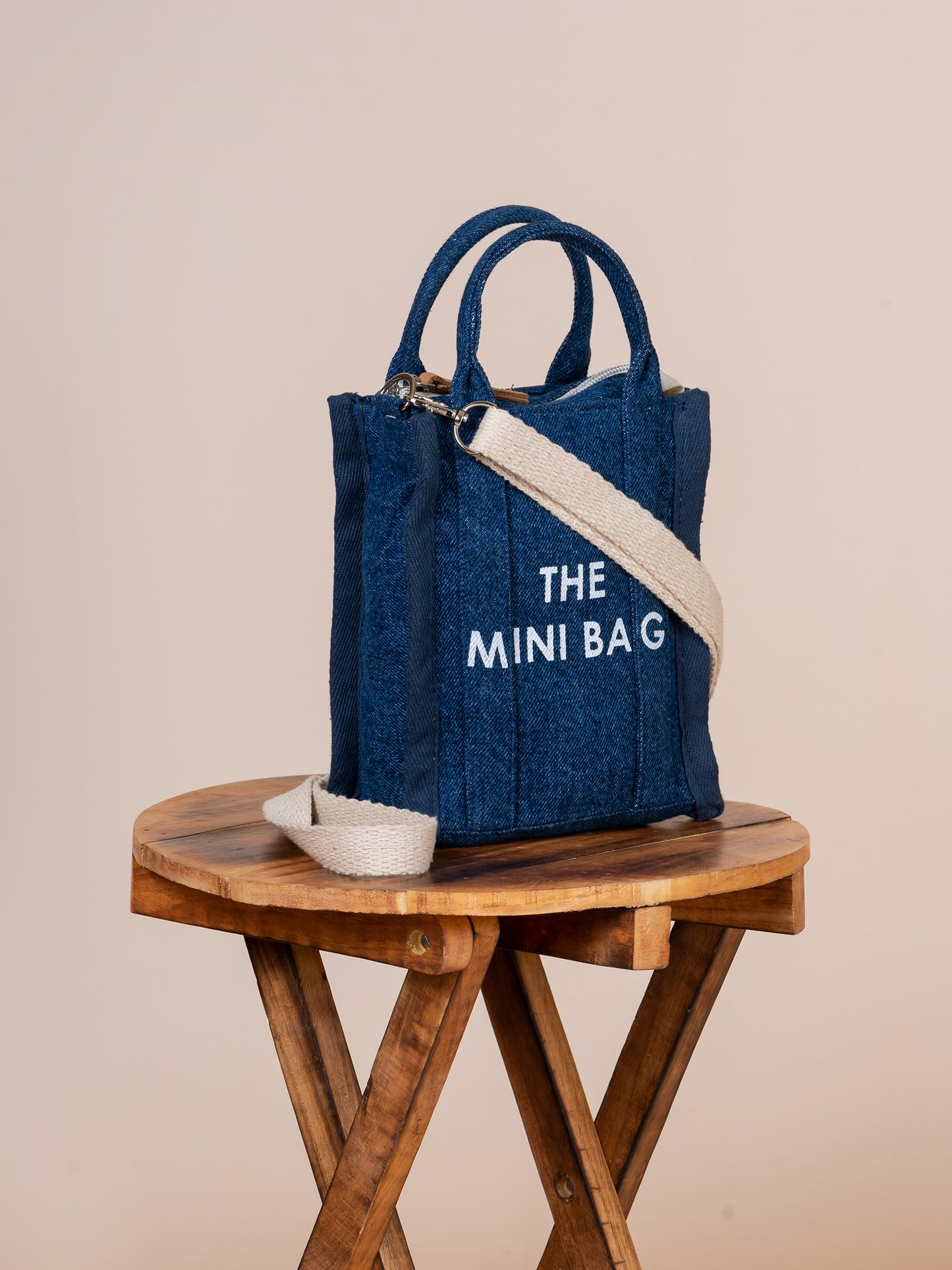 The Mini Crossbody Denim Bag