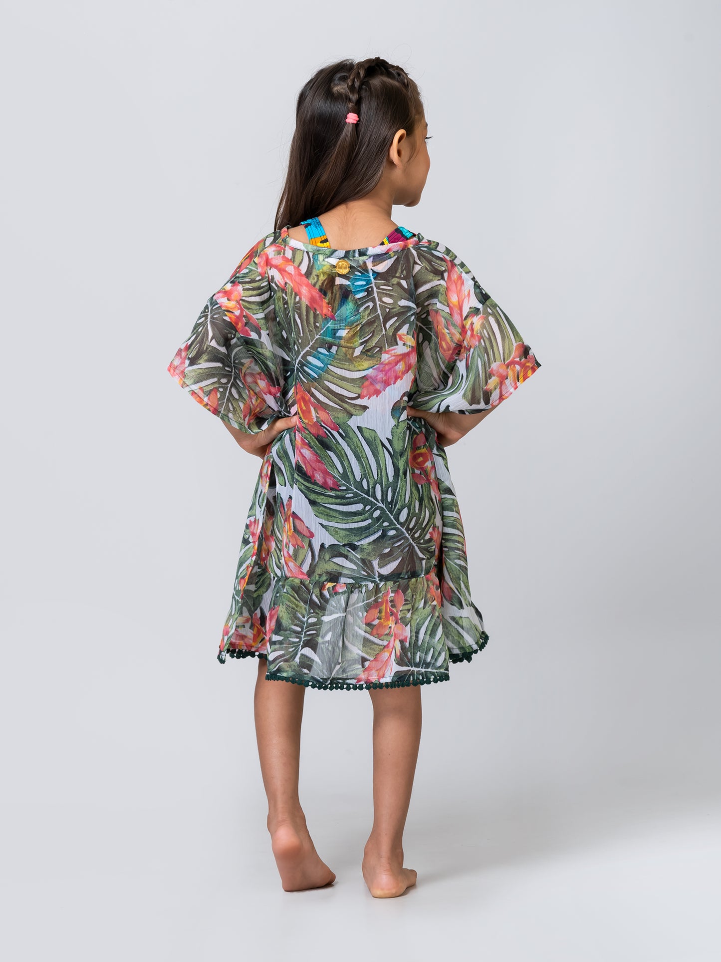 Girl's Palm Beach Swim Coverup kaftan Dress