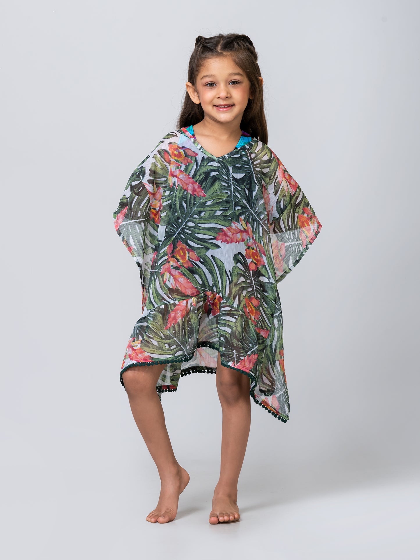 Girl's Palm Beach Swim Coverup kaftan Dress