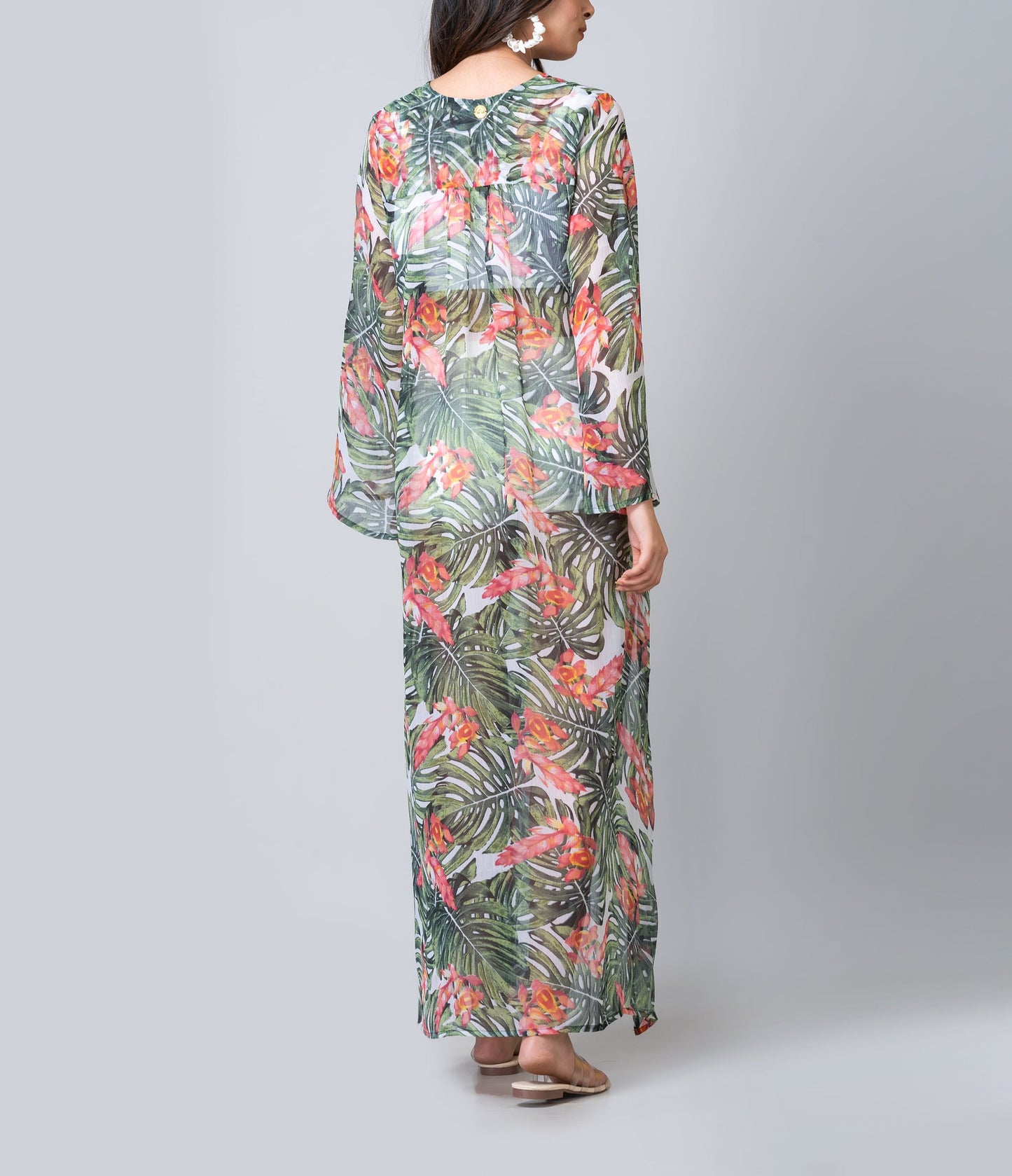 Palm Beach Swim Cover-Up Maxi Dress