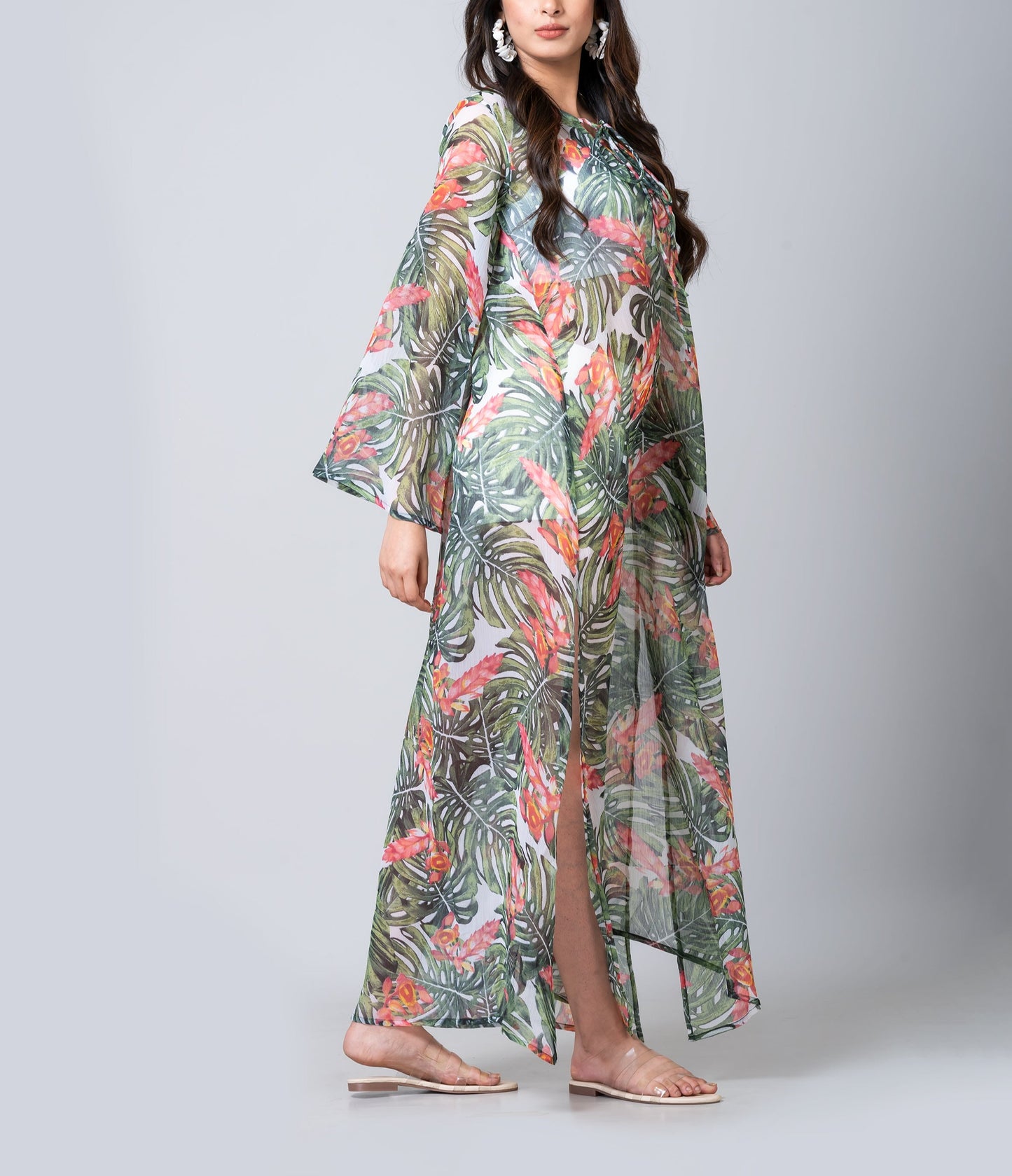 Palm Beach Swim Cover-Up Maxi Dress