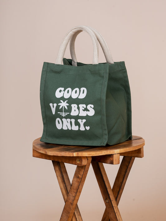 GOOD VIBES ONLY-Tote