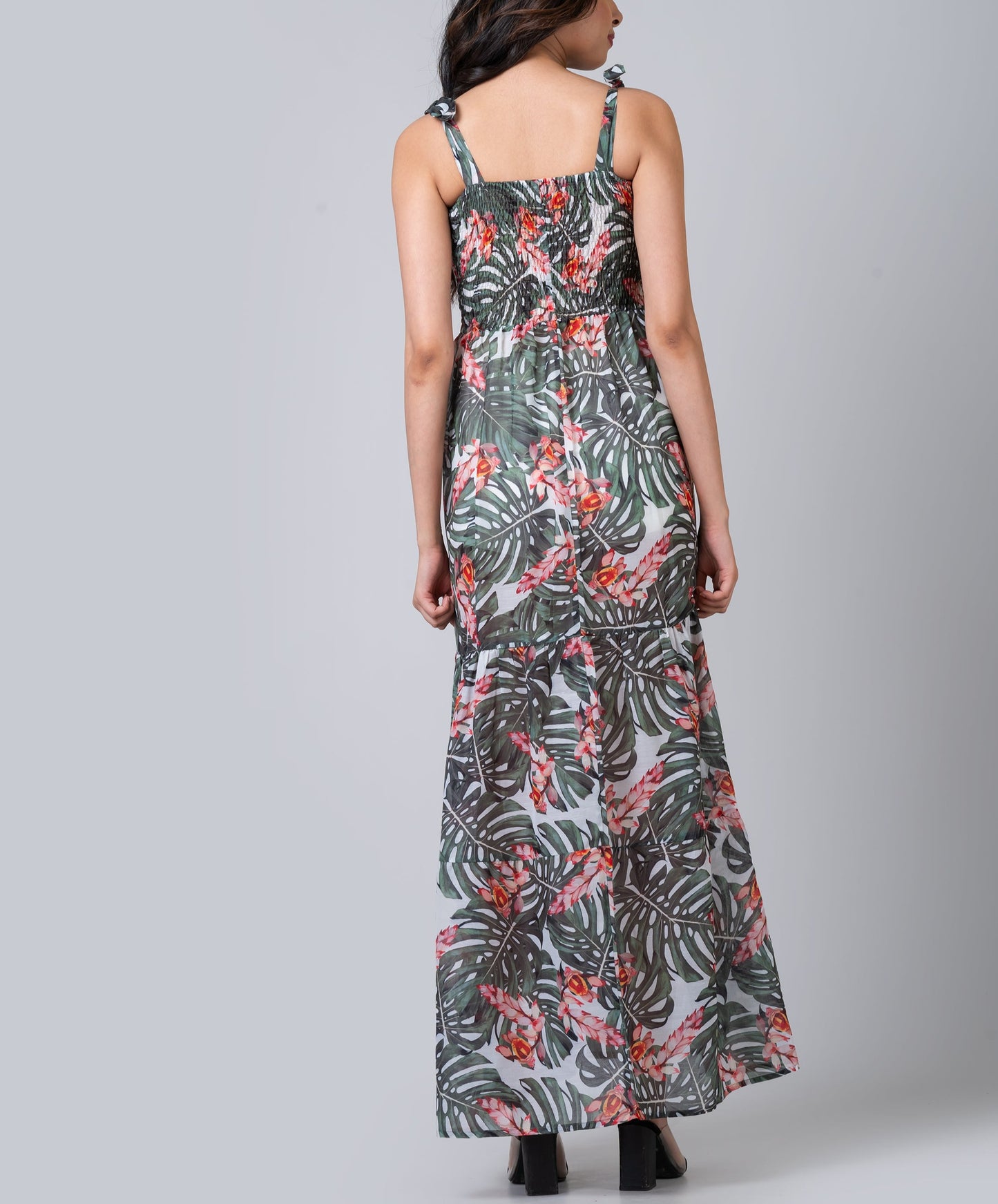 Sofia Palm Beach Voile Tiered Maxi Dress