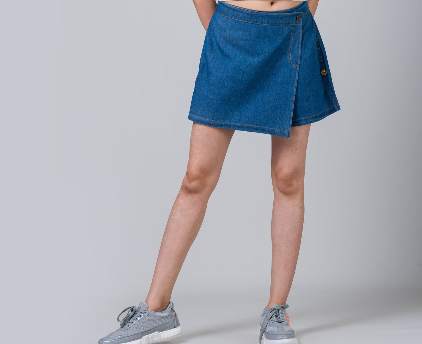 Mini Denim Skirt Skorts