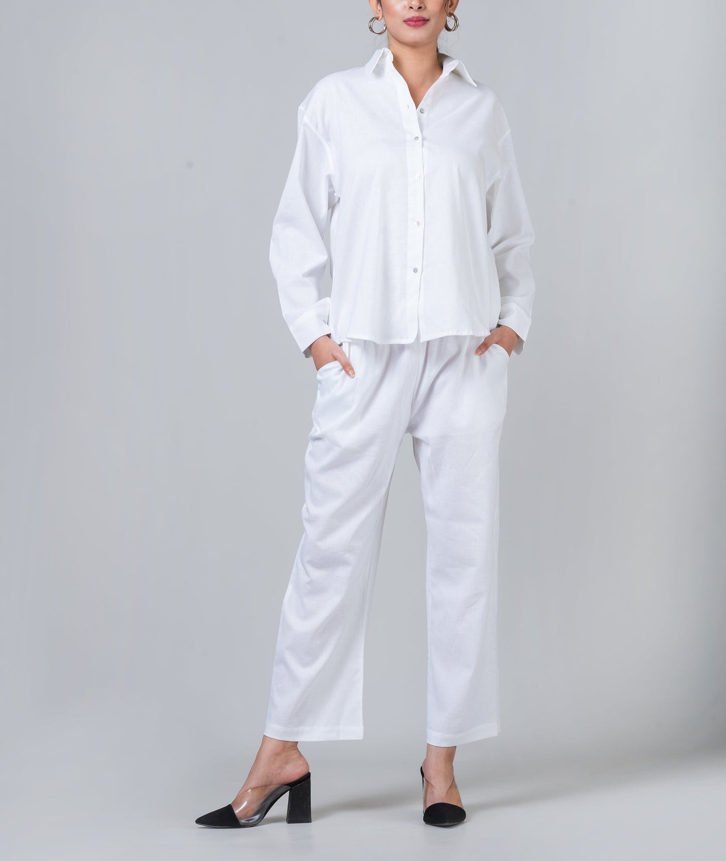 The Linen Like Oversized Shirt