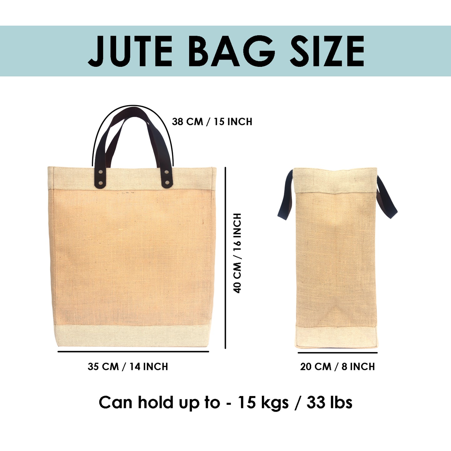 One French  Burlap Jute Tote