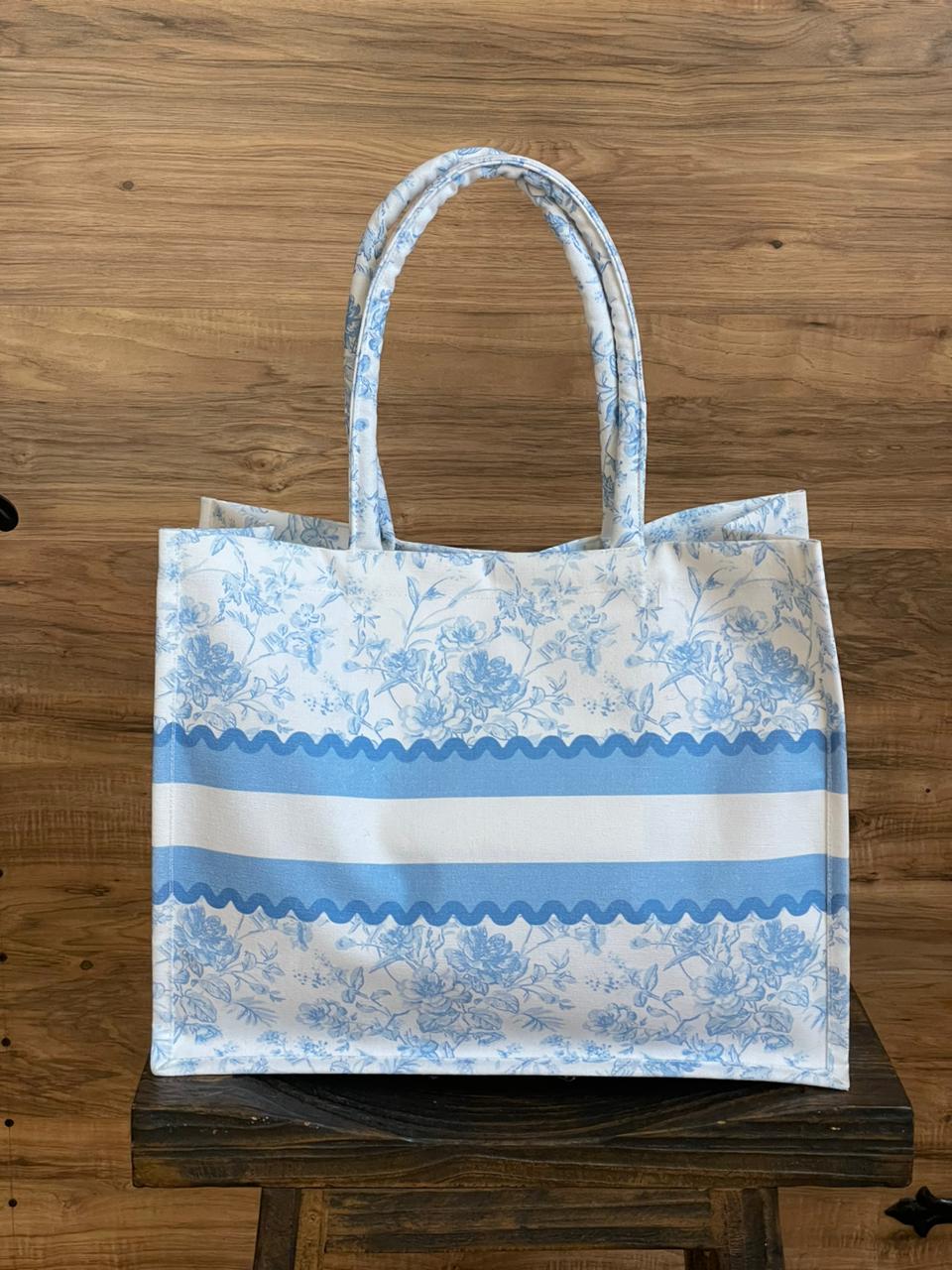 Custom Text Vintage Print-TOTE BAG